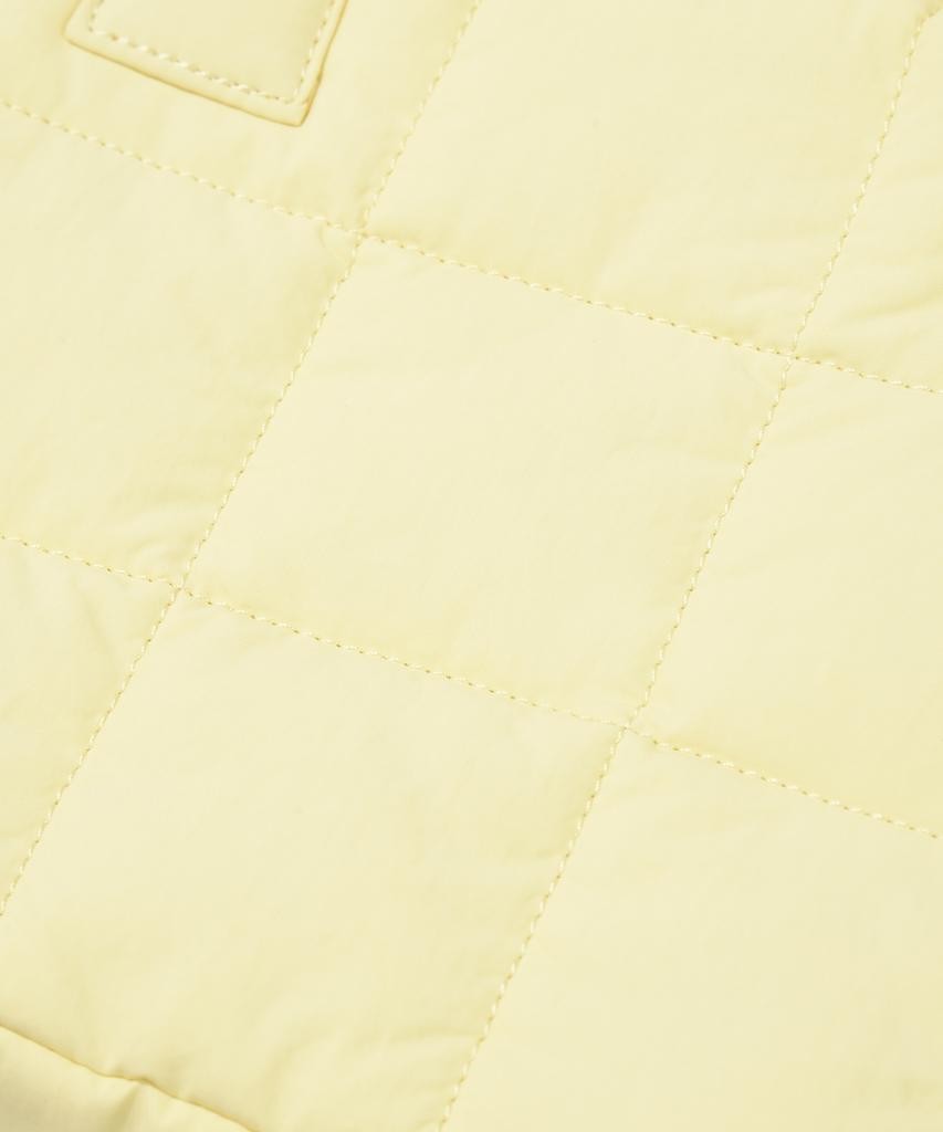 Covernat Woman Clover Heart Quilted Mini Tote Bag Yellow
