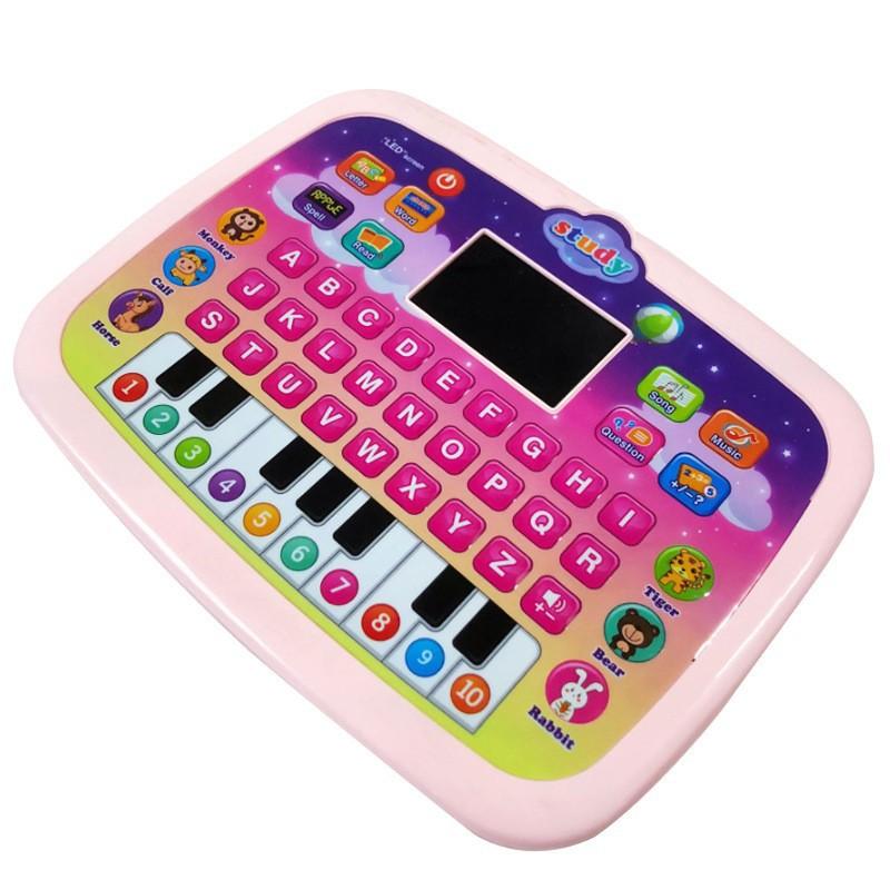 

Kids Tablet Toy Point Reading Machine Alphabet Number Learning Toy Birthday Gift рожевий