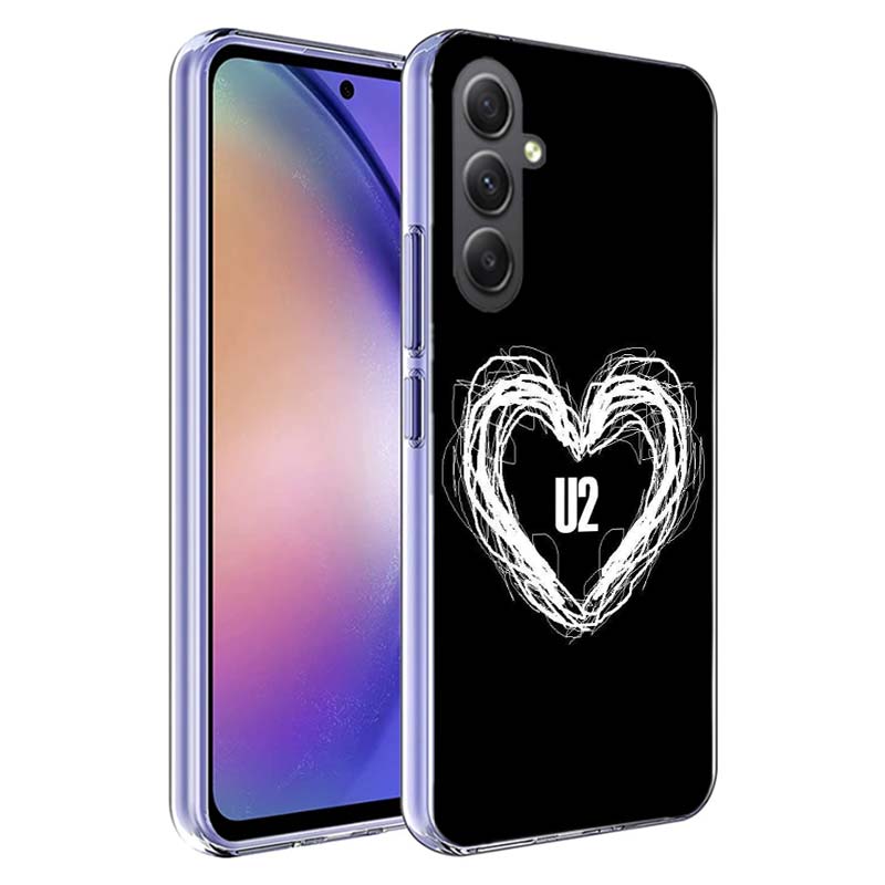 Band U2 Phone Case for Samsung A17 A37 A57 A07 A16 A26 A36 A56 A06 A02S A12 A22 A32 A52S A04S A14 A24 A34 A54 A03 A13 A33 A53 Ga