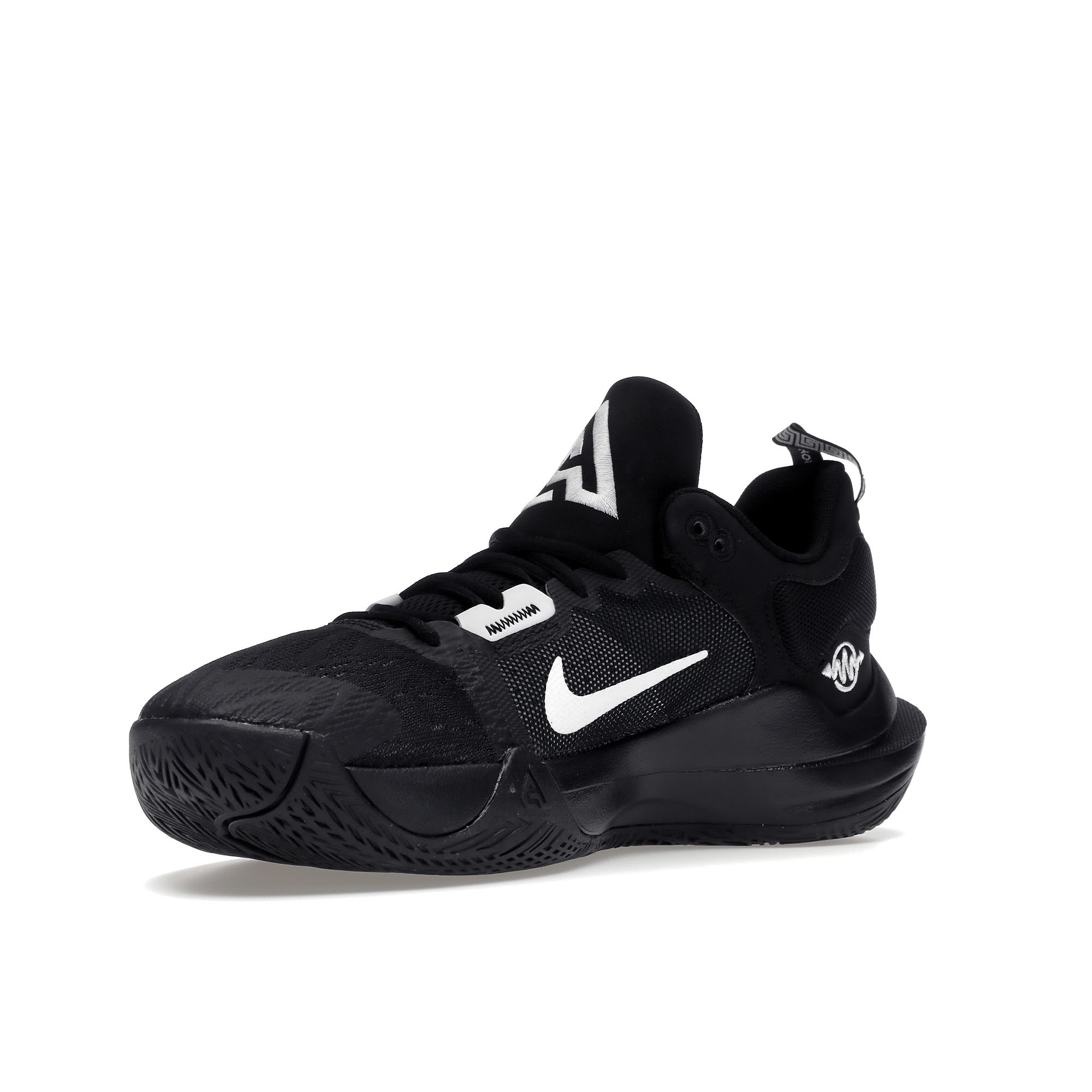 Мужские кроссовки Nike Giannis Immortality 2 Black Holographic Swoosh Wolf-Grey White — фото 4