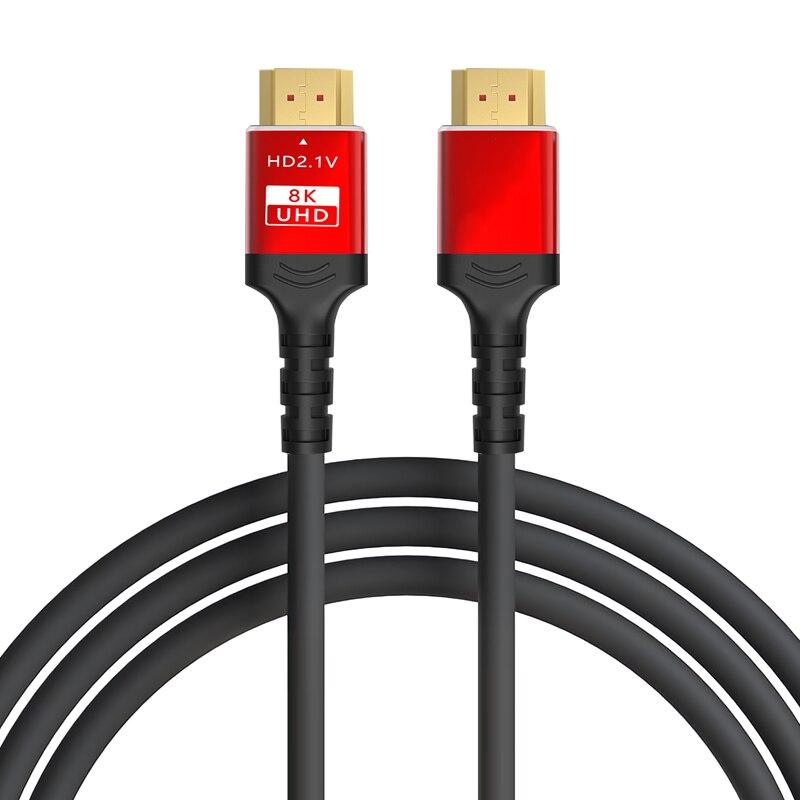 1 1.5 2M HDMI 8K Cable 60HZ 2.1V 4K 144HZ 3D TV Computer Monitor Projector PS Game Console Audio And Video