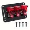 24V 12V Switch Panel Racing Car Starter Ignition Start Button Light Toggle Rocker 20A Fuse Accessories For Boat Truck Trailer Rv