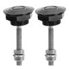 2Pcs   Hood Pin Bonnet Lock Quick Release Push Button Bumper Clip