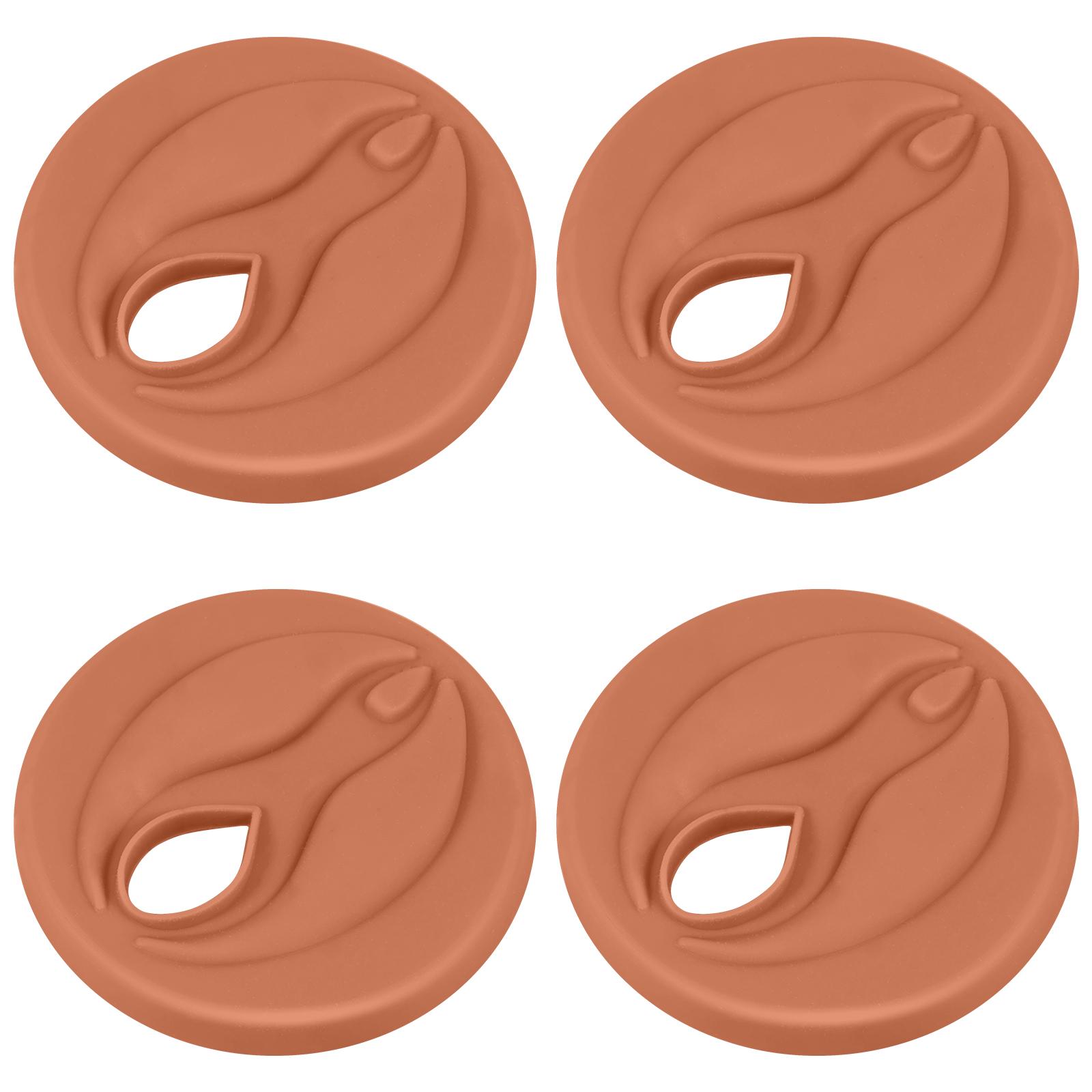 

4/8pcs Silicone Soda Can Cover Lids for Bachelor Party Funny Canned Beverage Reusable Beer Can Covers for Soda Fit Standard Cans коричневый