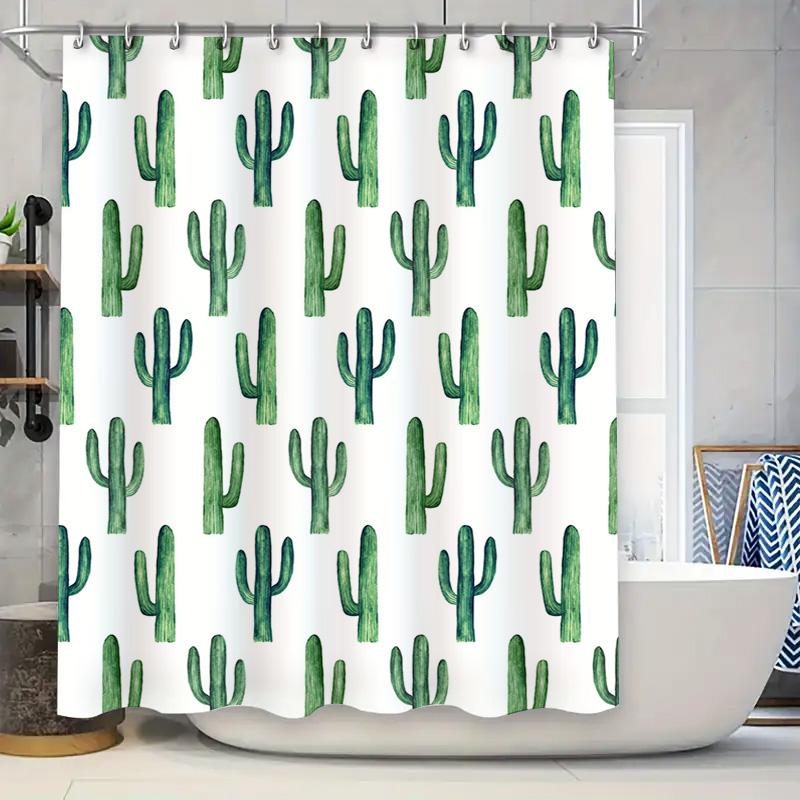 

Unique Black White Patterned Shower Curtain With Eye-Catching Yellow Accents For Modern Bathroom Decorations W60H190(CM)-1 Pcs