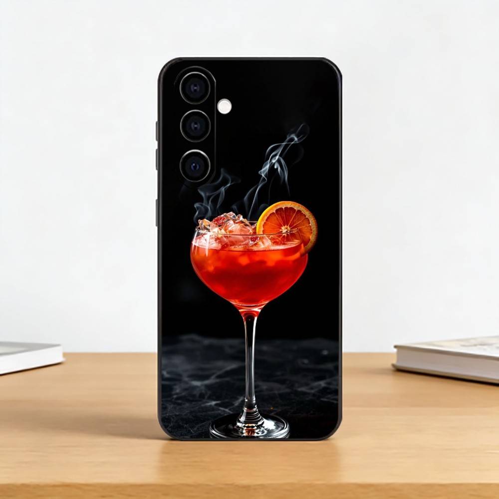 

Aperol S-Spritz Phone Case For Samsung Galaxy A73,A72,A71,A70,A53,A52,A51,Others Soft Black Cover Samsung a72
