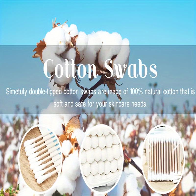 100pcs Per Pack Double-ended Cotton Swabs, Baby Cotton Swabs, Ear Cleaning Sticks, Healthy Cleaning Tools