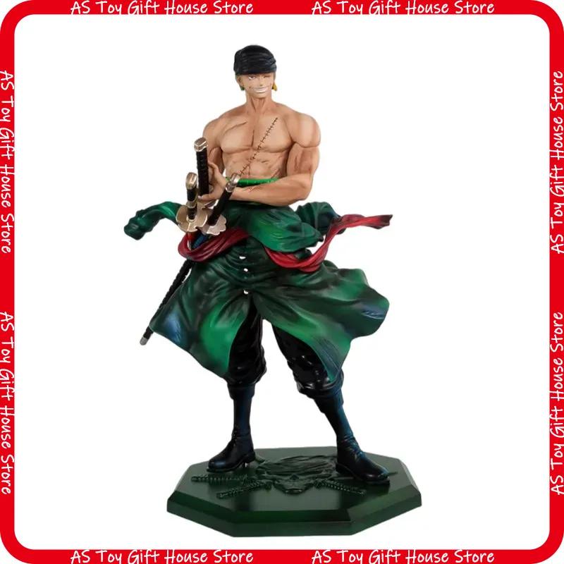 One Piece Roronoa Zoro Action Figure Anime Peripheral Collectible Model 26Cm Statue Desk Decor Trendy Toy Gift For Anime Fans