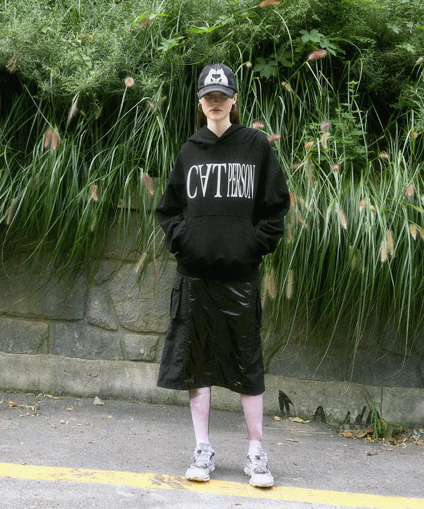 Isjabaibeu [Icc22Wsk11Bk] Windbreaker Long Skirt