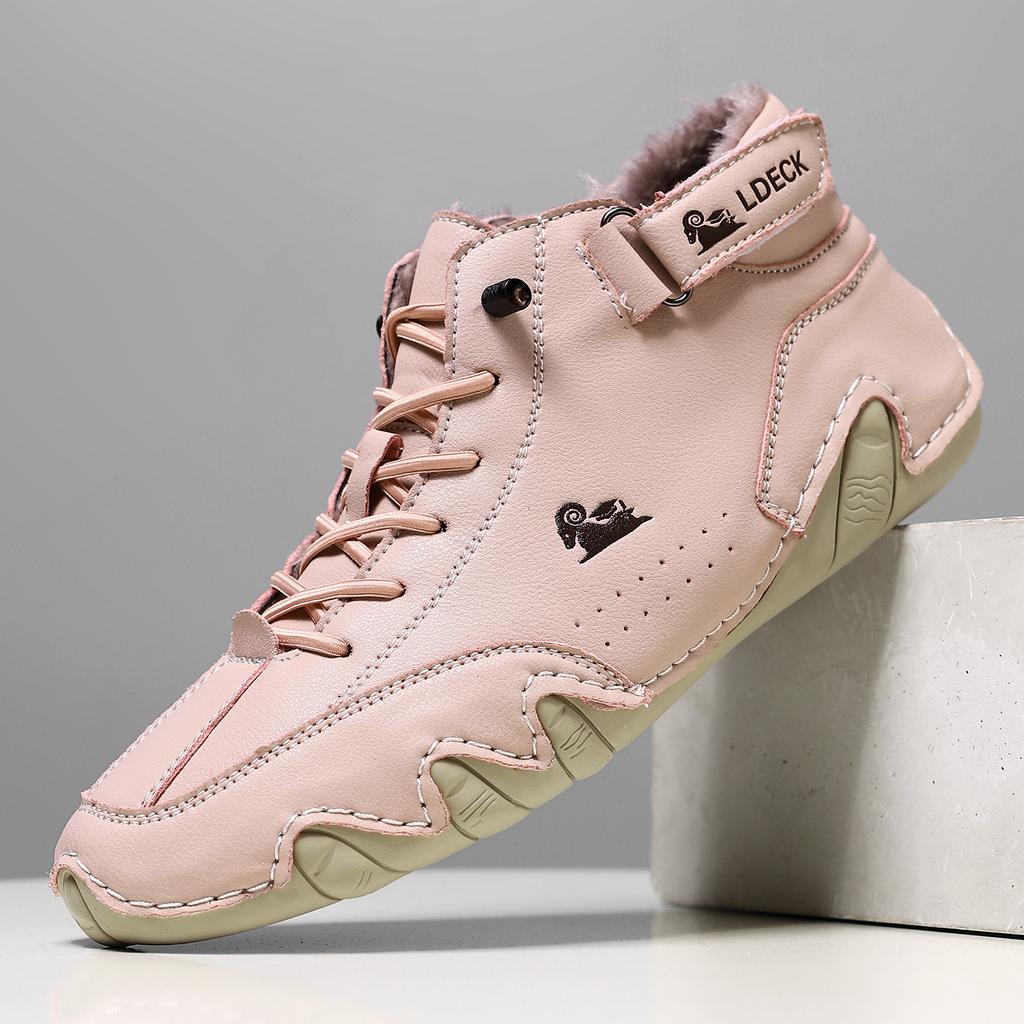 Popular Winter Velvet Martin Boots Large Size Octopus Men's Thermal Cotton Shoes High Top Men's Sports and Leisure Shoes