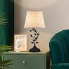 Kakanuo USB-Lade-Nachttischlampe für Wohnzimmer und Schlafzimmer – Traditionelle hohe Retro-Schreibtischlampe