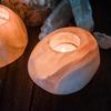 Pebble Candle Holder: Plaster Ore Incense Burner for Home, Bar, or Restaurant