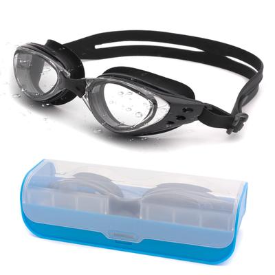 Soarea Myopia Swimming Goggles with Prescription UV Adjustable for Competitive To Lenses, Protection, Anti-Fog, Leak-Resistant, Earplugs, Swimming,