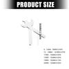 Thin Open End Wrench Slim Flat Wrench Sapnner Tool For Tight Space Corrosion Resistant Alloy Workshop Essential