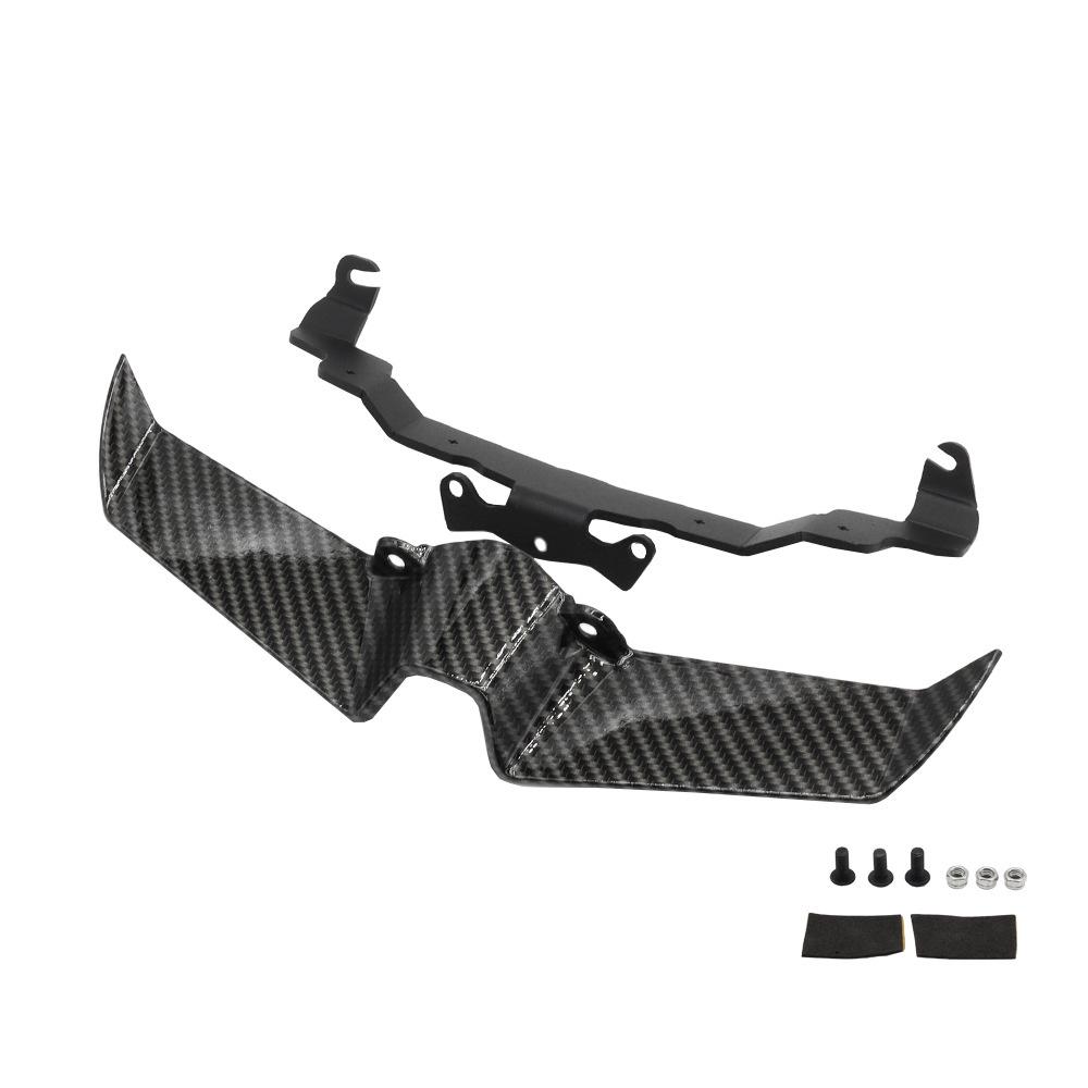 Carbon Fiber Look Front Spoiler Wing Kit For Yamaha MT-10 MT10 MT-10 SP 2022-On