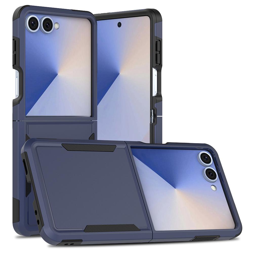 

Чехол для Samsung Galaxy Z Flip7 5G 2 в 1 PC+TPU Противоударный чехол для телефона Dark Blue