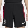 Nike Logo Pattern Printed Color Block Knitted Football Shorts Men Shorts Black DH5283-010