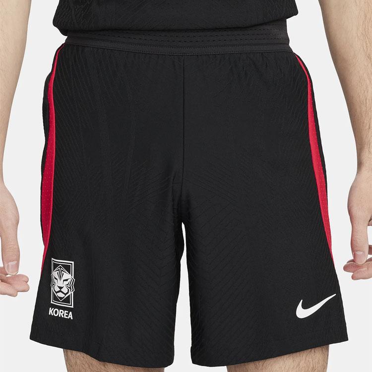 Nike Logo Pattern Printed Color Block Knitted Football Shorts Men Shorts Black DH5283-010