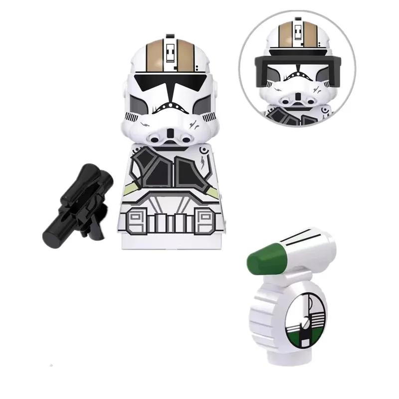 MOC Militärsoldaten Mini Anime Action-Figuren Waffen Roboter Mecha Bausteine Ziegel DIY Spielzeug für Kinder Geschenk