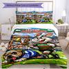 3pcs Duvet Cover Set (1*Duvet Cover + 2*Pillowcase, Without Core), South Sydney Rabbitohs Print Soft All‑Season Bedding Set, Home Bedroom Decor Gift