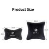 DGJLS1 Car Seat Belt Protect Shoulder Pad Cover Headrest Neck Pillow for Alfa Romeo 4C 159 Spider Giulia Giulietta 156 Tonale Mito 147