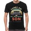Retro Carry On My Wayward Son T-Shirt  Tshirt Drama TV Supernatura Tees Oversized Unisex Tops Streetwear Men's Clothing