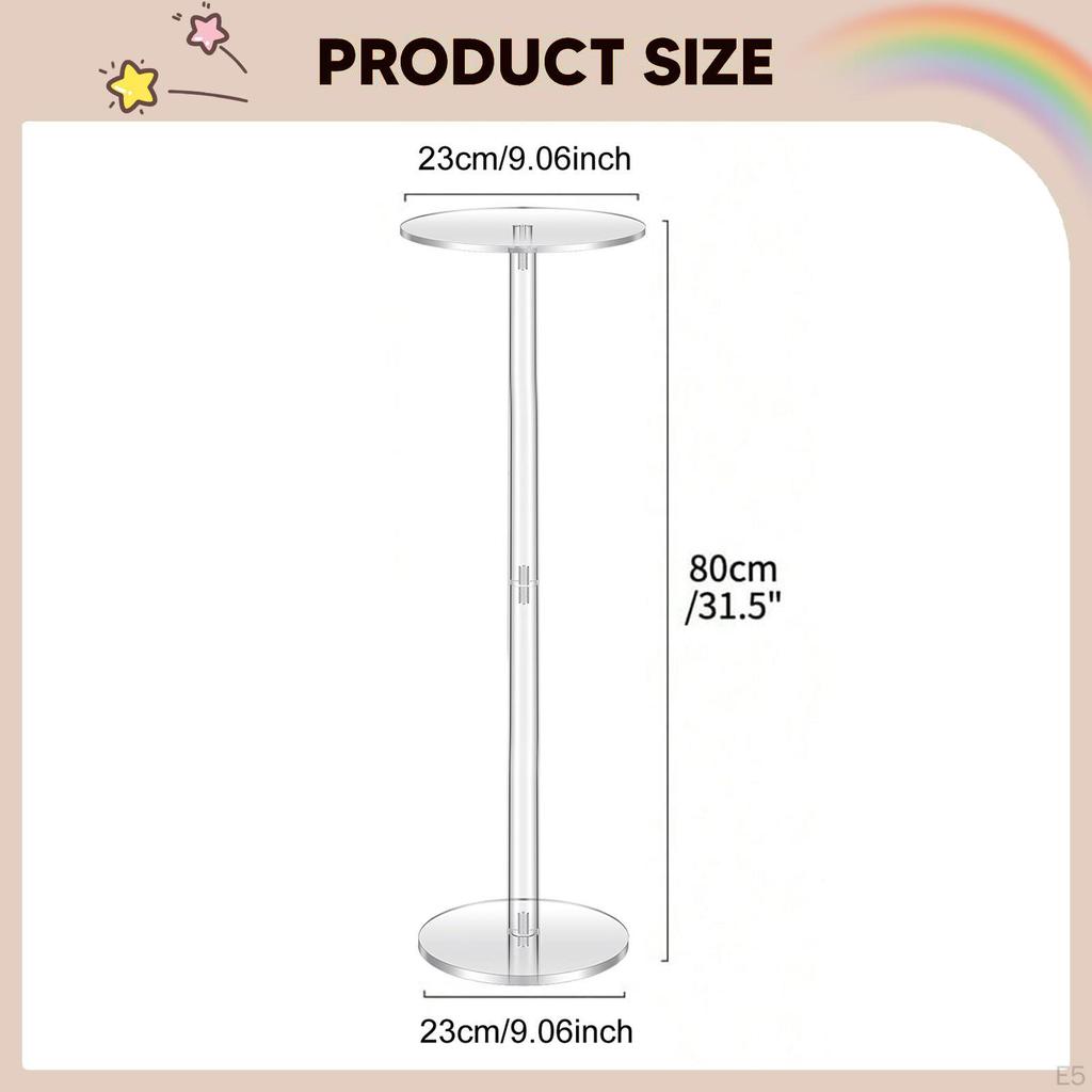 Acryl Blumenständer Sockel Hohe Vase Tischdekoration für Event Verlobung