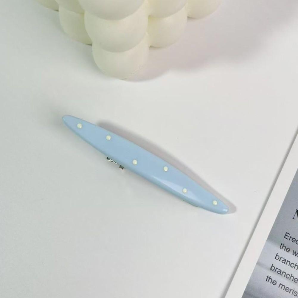 Light Blue Bangs Clip Cream White Hair Accessory New Women Hair Clip  Daily Wear