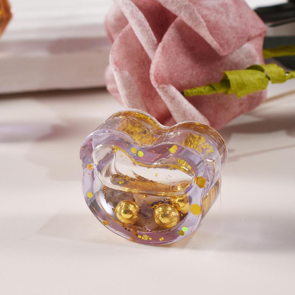 Stampo in Silicone Shake Epossidico Fai da Te Papavero per Ciondoli Portachiavi a Forma di Stella, Cuore ed Esagono