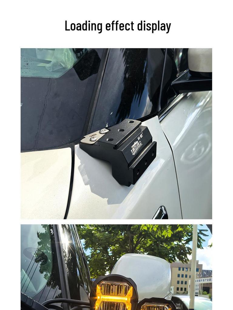 Nissan Patrol Y62 LED Spotlight Quick-Release A-Pillar Bracket