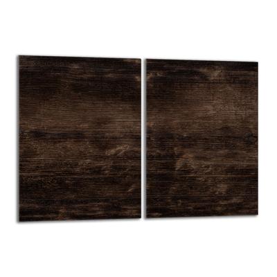 Glass Protective Stovetop Plate 2x40x52 Wood