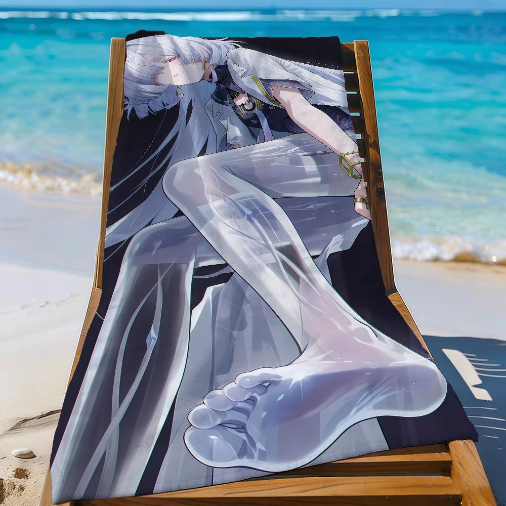Game WuWa Mornye Towel Sports Quick Dry Travel Camping Gear Sandproof Soft Light Large Beach Towel