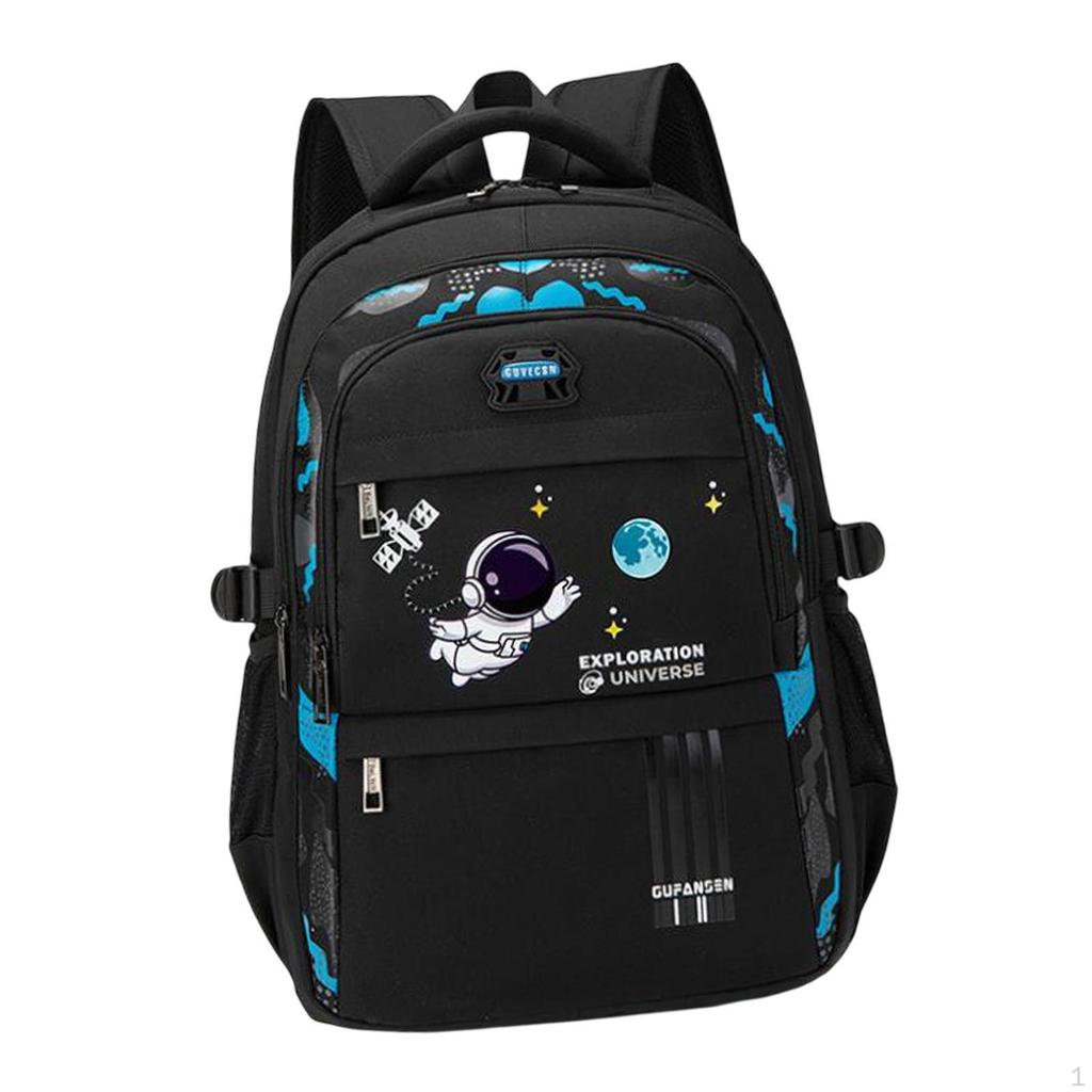 Astronaut Kids Backpack Padded Shoulder Straps Schoolbag Boys School Bag for Primary