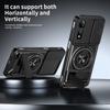 KEYSION Magnetic Phone Case for ZTE nubia Neo 2 5G Slide Camera Protection Upright Kickstand 360° Ring Shockproof Back Cover