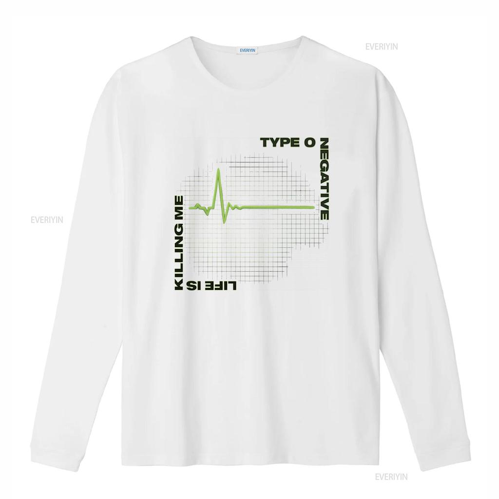 Vintage Type O Negative T Shirt with Heartbeat Design All Sizes S 2345Xl Vintage Washed Fashion Stylish Comfortable Breathable