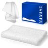 MANASU Washable Deep Sleep Pillow [5-Star Hotel Quality] Breathable, Temperature Regulating, Neck Care, Memory Foam Pillow, Neck Pain Relief, Sleep