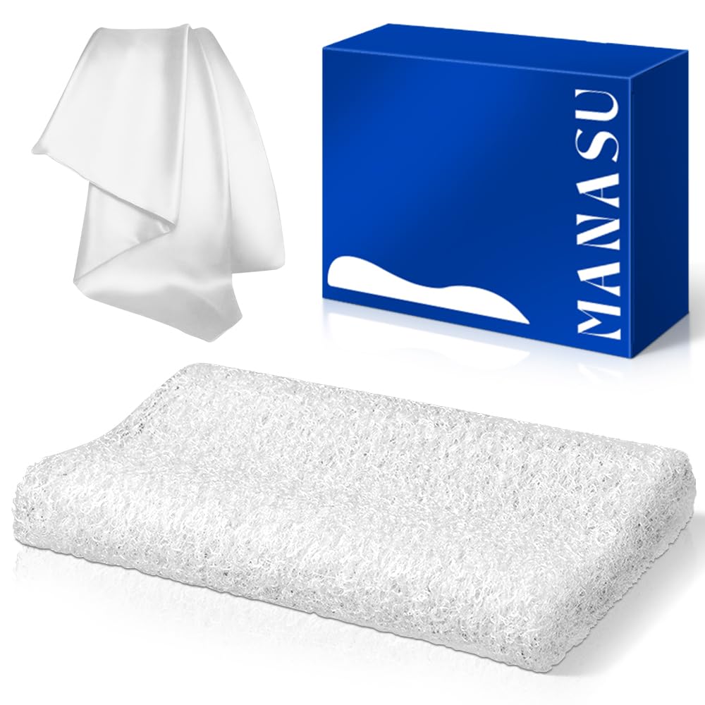 

MANASU Washable Deep Sleep Pillow [5-Star Hotel Quality] Breathable, Temperature Regulating, Neck Care, Memory Foam Pillow, Neck Pain Relief, Sleep