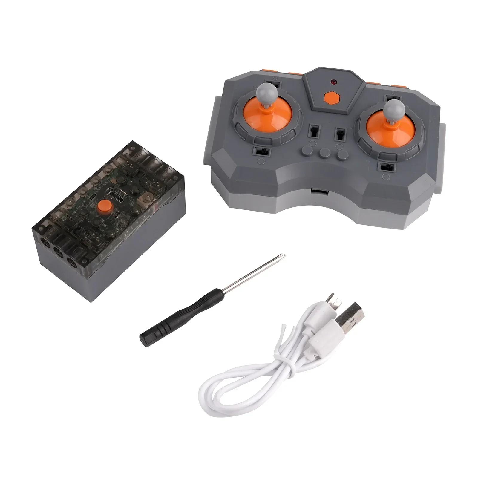 

Новый 8-канальный комплект дистанционного управления с блоком литиевой батареи 6.0, поддержка Bluetooth/программирования через приложение, детали для MOC строительных блоков