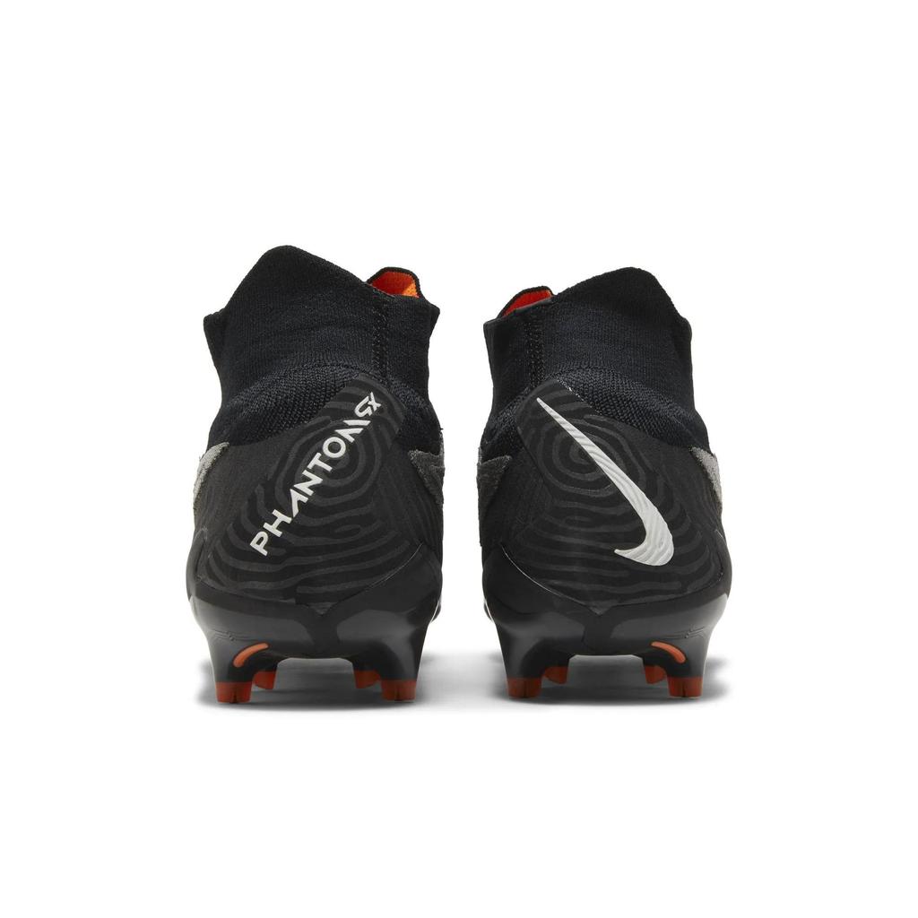 Nike Phantom GX Elite Gripknit DF FG 'Shadow Pack' (Unisex) Black / Dark Smoke Grey / Total Orange / Summit White Soccer Shoes DC9969 010