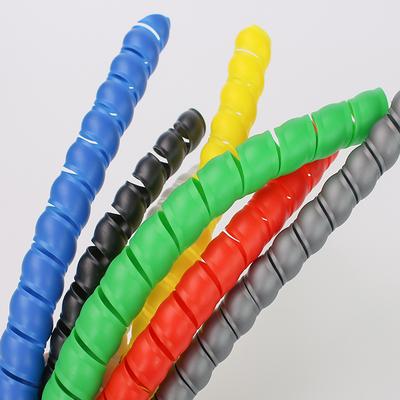 1/5M Winding Tube Wire Organizer Cable Protection Sleeve Tube Protection Sleeve Spiral Wrap Winding Protector 8/10/14/16/20/25mm