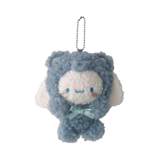 ZY0589 With SanrioMC Kumamoko Cinnamon F Sanrio Charm Keychain Mascot Ball Chain Cinnamoroll