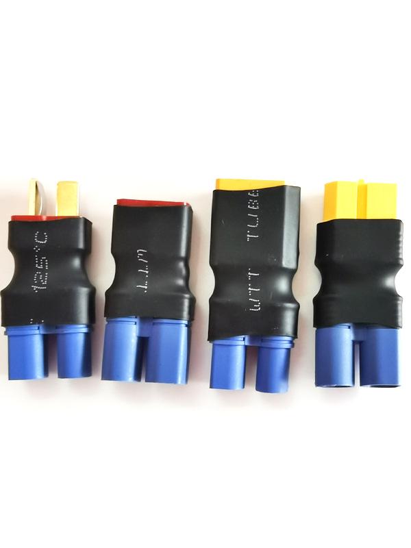 Airplane LiPo Battery Adapter: T-Plug to XT60, XT90, EC3, TRX