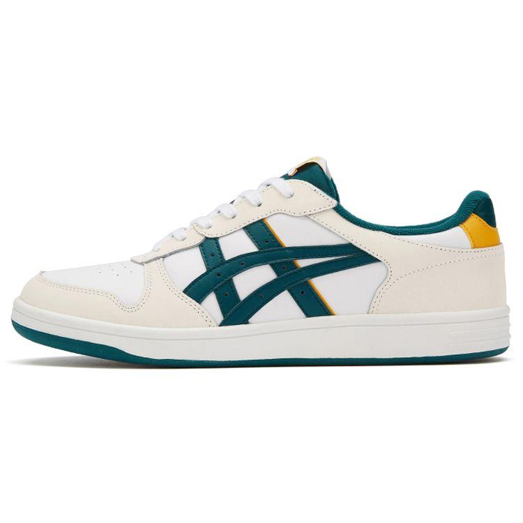 Onitsuka Tiger Buzzer Trainer Synthetic Leather Casual Lightweight Breathable Low-Top Skate Shoes Unisex sneaker White Green 1183B896-104