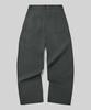 Beodeonteu Utility Side Big Pocket Wide Pants [Charcoal]
