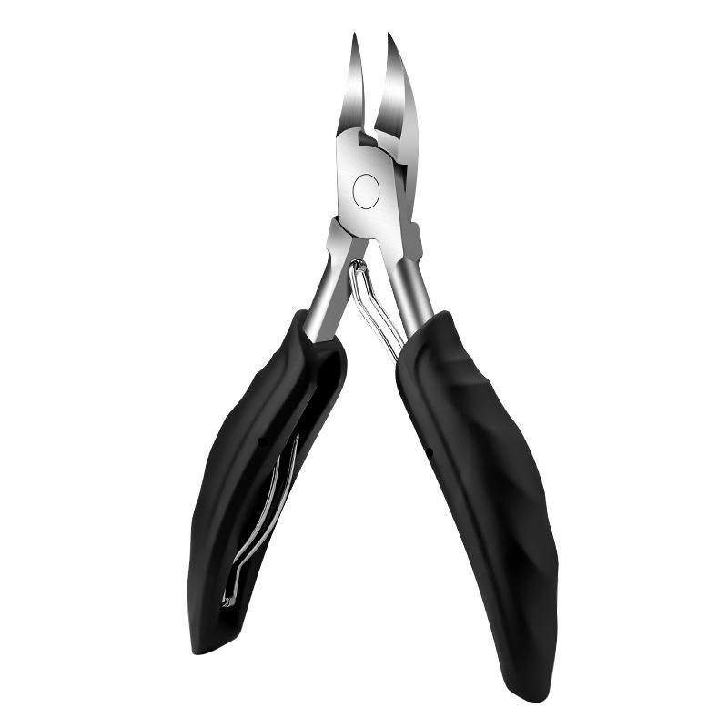 Stainless Steel Ingrown Toenail Clippers & Onychomycosis Knife with Plastic Handle
