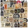 50 Pieces of 4-style Gothic Pharmacist Potion Decal Stickers for Skateboards, Notebooks and Suitcases
