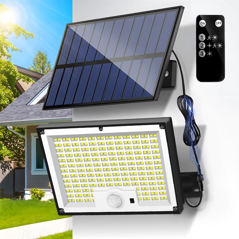 

312LED Solar Motion Sensor Lights with 3 Mode, Outdoor Wall Lights for Yard, Garage, Patio Solar Light Outdoor, Solar Wall Light
