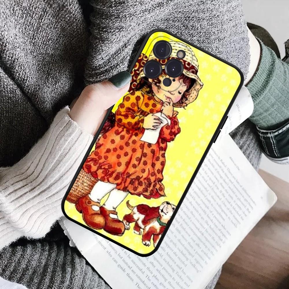 Sarah Kay Girls Phone Case For IPhone 16 15 8 7 6 6S Plus X SE XR XS 14 11 12 13 Mini Pro Max Mobile Case