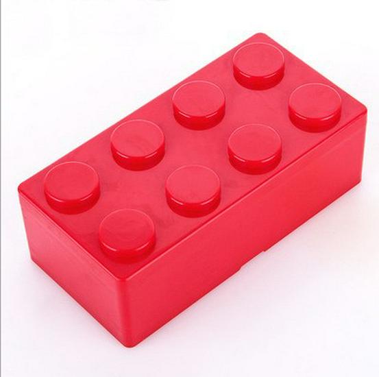 Stackable Block-Shaped Desktop Storage Organizer Box