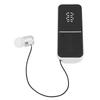 Wireless Bluetooth Lavalier Headset Call Vibration Digital Display Wireless Bluetooth Earbuds White